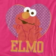 thumbnail image 2 of Sesame Street T-Shirt Patterned Elmo Heart Unisex Graphic Tee For Men & Women, 2 of 7