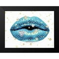 thumbnail image 2 of Blake, Madeline 18x15 Black Modern Framed Museum Art Print Titled - Luxury Lips Blue, 2 of 5