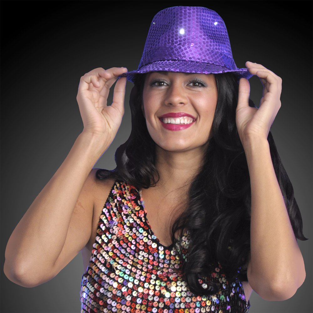 Flashing Blinky Lights FlashingBlinkyLights Sequin Flashing Fedoras