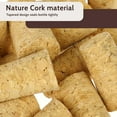 thumbnail image 6 of CHIKANSTORE 16 Pack Soft Wood Corks Tapered Cork Wooden Bottle Stopper Replacement Leakproof Bottle Corks for Making Craft, 0.67 x 0.87 x 1.38 Inch, 6 of 9