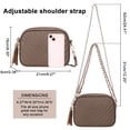 thumbnail image 5 of HAWEE Quilted Crossbody Purses for Women Trendy Small Crossbody Shoulder Handbags Clutch Purse Satchel Camera Bag, 5 of 5