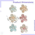 thumbnail image 4 of 12 Pcs Hair Clips, Candy Colored Claw Clips for Women, Trendy Beach Essentials, Floral Design, Ideal Teen Girl Gifts in Summer, Stylish and Long-lasting Hair Accessories, 4 of 5