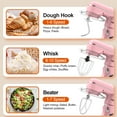 thumbnail image 3 of CEBORY 3-IN-1 Stand Mixer, 6.5 QT Tilt-Head 10-Speed Food Mixer, Kitchen Electric Mixer with Dough Hook, Beater, Whisk, Bowl for Most Home Cooks, 3 of 7