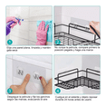 thumbnail image 5 of Organizadore Para Bano Estante Esquinero Cocina Pared Repisa Negro, 5 of 5