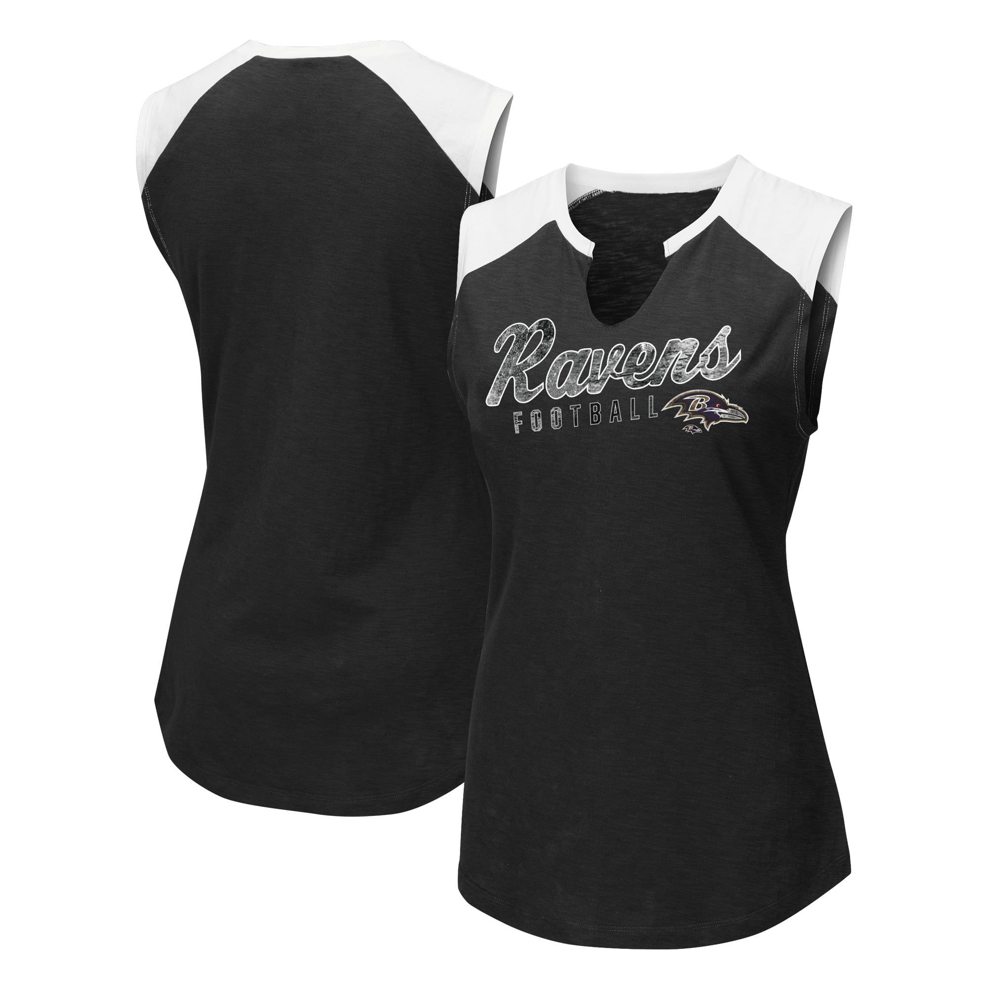 Women's Majestic Black/White Baltimore 