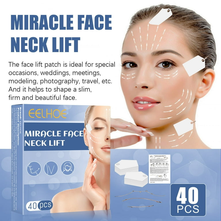 40pcs Face Lift Tape,Face Tape Lifting Invisible,Face Lift Sticker
