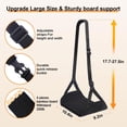 thumbnail image 6 of Foot Rest Hammock, Travel Leg Support Sling, Adjustable Airplane Accessory, Ergonomic Comfort Design and Reinforced Stitching for Business Travel, Car Trips, and Daily Office Use., 6 of 9