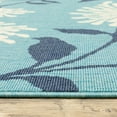 thumbnail image 6 of Oriental Weavers Meridian 9929S - Machine Woven Area Rug - 5'3" x 7'6" - in Blue/ Navy - Casual Style Patio, Deck, Porch, Mud Room Rug, 6 of 9