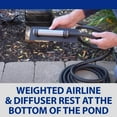 thumbnail image 4 of The Pond Guy Pond Aerator 1, Water Garden Aeration Kit: Diaphragm Compressor, Air Line & Diffuser , 4 of 9