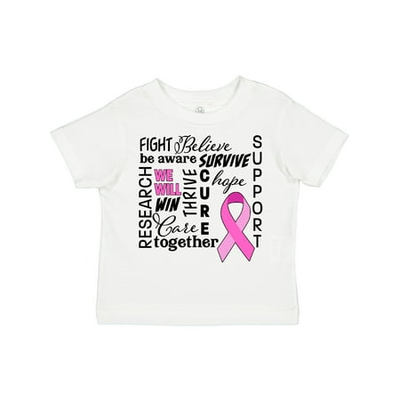 

Inktastic Breast Cancer- Together We Will Win Boys or Girls Toddler T-Shirt