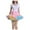 Multicolor, variant on Oalirro Ballet Skirt Gift for Kids Mini Skirt Women Petticoat Underskirt Swing Tutu Princess Skirt Hippy Cosplay Cute New Yellow