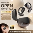 thumbnail image 3 of Open Ear Headphone Wireless Earbuds Bluetooth Headphones Playback Ear Buds WaterproofIPX7 Wireless Charging Case & Power Display Over Ear Stereo Bass Earphones With For Sports/Workout/Running White, 3 of 8