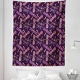 thumbnail image 1 of Dragonfly Tapestry, Girly Feminine Design with Vintage Vibrant Insect Animals Pattern, Fabric Wall Hanging Decor for Bedroom Living Room Dorm, 5 Sizes, Purple Peach, by Ambesonne, 1 of 1