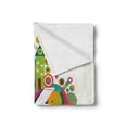 thumbnail image 2 of 16th Birthday Soft Flannel Fleece Throw Blanket, Geometrical and Urban Style Effects Celebration Funky Modern Design, Cozy Plush for Indoor and Outdoor Use, 50" x 70", Multicolor, by Ambesonne, 2 of 5