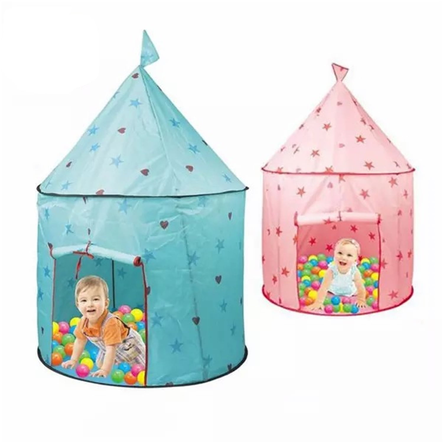 CIPACHO 52" Kids Play Tent for Girls Boys, Foldable Princess Tents Playhouse Flower Castle Teepee for Indoor Outdoor, Pink CIPACHO 52" Kids Play Tent for Girls Boys, Foldable Princess Tents Playhouse Flower Castle Teepee for Indoor Outdoor, Pink
