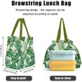 thumbnail image 3 of Lunch Bag for Women Insulated Womens Drawstring Lunch Bag for Work, Stain-Resistant Large Lunch Box for Women with Containers, Cinch Closure Cromwell Bag Black Man Reusable Lunch Bag Office, 3 of 4