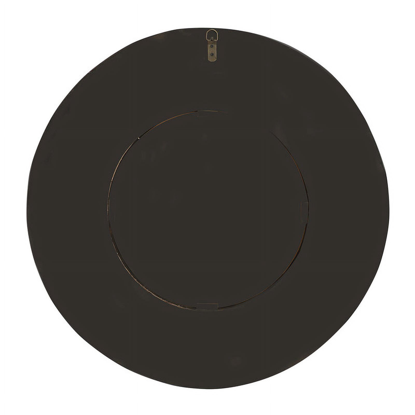 Maraya Tan Rattan-Bamboo Round Boho Wall Mirror