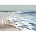 thumbnail image 2 of Lera 14x12 White Modern Wood Framed Museum Art Print Titled - Summer Vacation II, 2 of 4