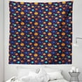 thumbnail image 1 of Space Tapestry, Cheerful Planets as Sun Mercury Venus Earth Jupiter Mars with Alien Spaceships, Fabric Wall Hanging Decor for Bedroom Living Room Dorm, 5 Sizes, Multicolor, by Ambesonne, 1 of 1