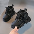 thumbnail image 7 of Quealent Boys Girls Winter Snow Boots Waterproof Anti-slip Warm Lining Shoes (Toddler/Little Kid/Big Kid) Black for Size 8, 7 of 7