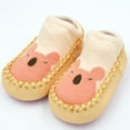 thumbnail image 4 of Baby Girl or Boy Slippers Socks - Stay-on Moccasins Toddler Floor - First Walker Shoes One Size Animal Knit Socks, 4 of 4