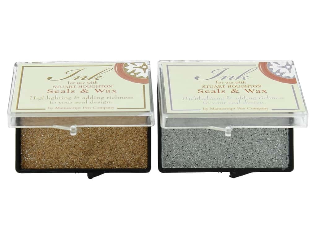 Manuscript Ink Pads 9 Gold / 9 Silver