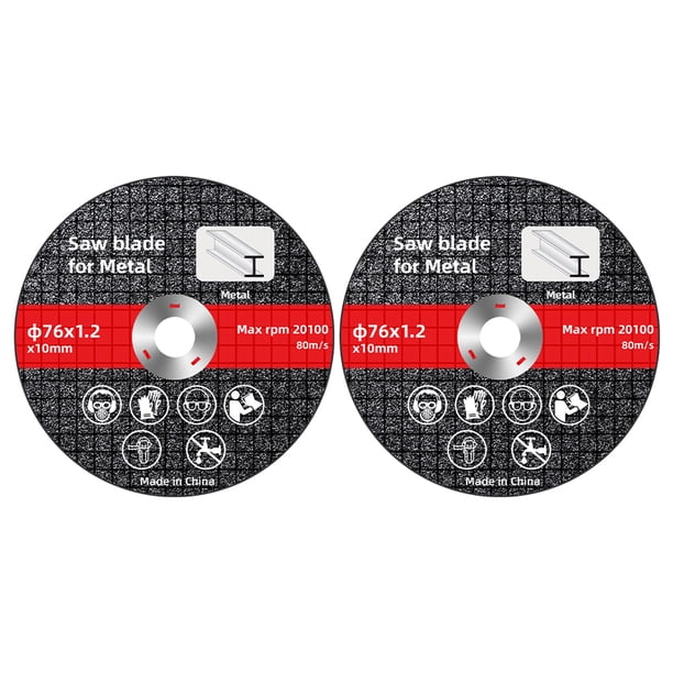 Discos Abrasivos Metal Disco Aleta Al Desgaste para Amoladora Angular (2 Piezas)