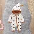 thumbnail image 6 of Rovga Baby Boys Clothes 0-3 Months Romper Jumpsuit Ruffle Playsuit Girl Baby Floral Outfits Boy Girls Romper&Jumpsuit Relax Fit Playsuit Brown, 6 of 9