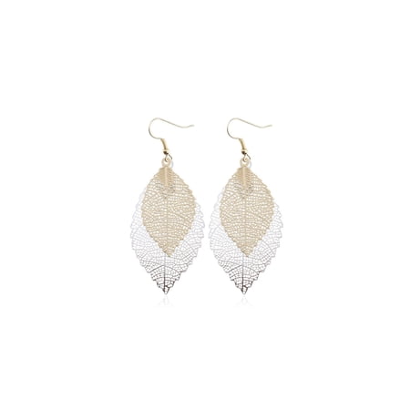 DESIGNICE 2026 New Earrings Leaf Detail Rhinestone Earrings Flowing Tassels Creative Look Aretes De Mujer for Parties Evening Events Festivals Casual Outings