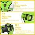 thumbnail image 3 of Led Dog Harness, Usb Rechargeable Dog Vest Luminous + Reflective Design, Adjustable Dog Safety Harness With Padded, Lightweight Collar For Dogs, Puppi, 3 of 5