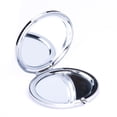 thumbnail image 2 of Brown Forest Metal Cosmetic Makeup Travel Purse Mirror, 2 of 2