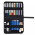 thumbnail image 1 of Amdohai 51-Piece Colored Pencils Set Drawing Pencils and Sketch Kit Includes Metallic Color Pencils Water-soluble Color Pencils Sketch Charcoal Pencil Sharpener Eraser Storage Bag Art Supplies for C, 1 of 7