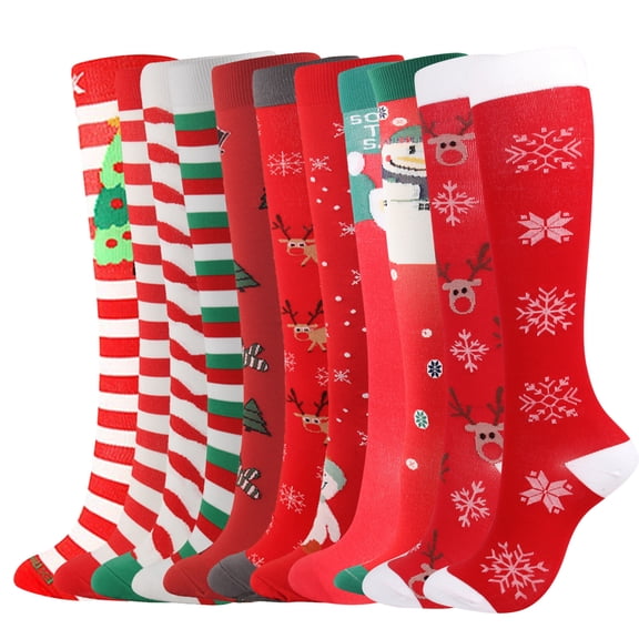 Multicolor Funny Socks for Men Women Christmas Socks Cotton Fuzzy Socks, Colorful Warm Fluffy Slipper Socks for Women One Size