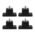 thumbnail image 1 of DEEPCRAFF 4Pcs Air Conditioner Shockproof Base Pads Black Anti Vibration Rubber for External Units, 1 of 7