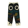 thumbnail image 4 of Balery Owl with Mandala print Women's Pajama Pants,Ultra Lightweight Pjs,Lounge Pant-XX-Large, 4 of 9