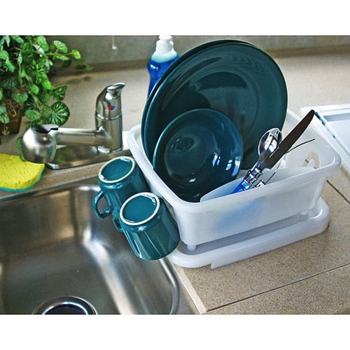 Camco Durable Mini Dish Drainer Rack Tray Perfect RV Sinks, Marine