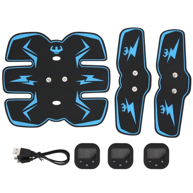Abdominal Sticking,Digital display Charging Abdominal Abdominal Sticker Abdominal Muscle Fitness Instrument Superior Craftsmanship