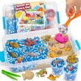thumbnail image 1 of Kit de arena sensorial Yeonha Toys Ocean&Sand con tapa, 42 unidades para niños, 1 of 7