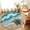 Blue, variant on Small Round Rug 3Ft, Sea Turtle Seaside Non-Slip Washable Circle Rugs Carpet, Waves Summer Beach Ocean Coastal Indoor Outdoor Rug Floor Mats Throw Runner for Bedroom Living Room Bathroom