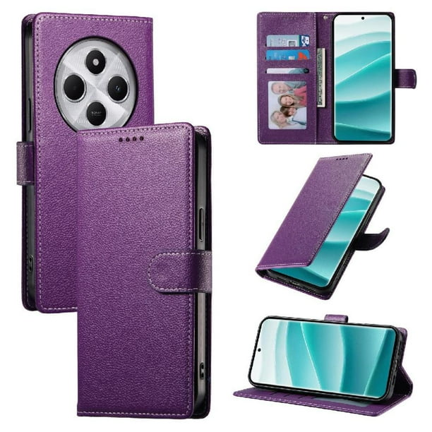 Funda para FOXDOCK Xiaomi Redmi A4 5G– Cuero Premium, 3 ranuras para tarjetas, Protección contra impactos