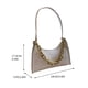 thumbnail image 3 of Bolso bandolera de cuero para mujer • Gran capacidad multicompartimento • Bolso mensajero de un solo hombro • Bolsa de moda, 3 of 3
