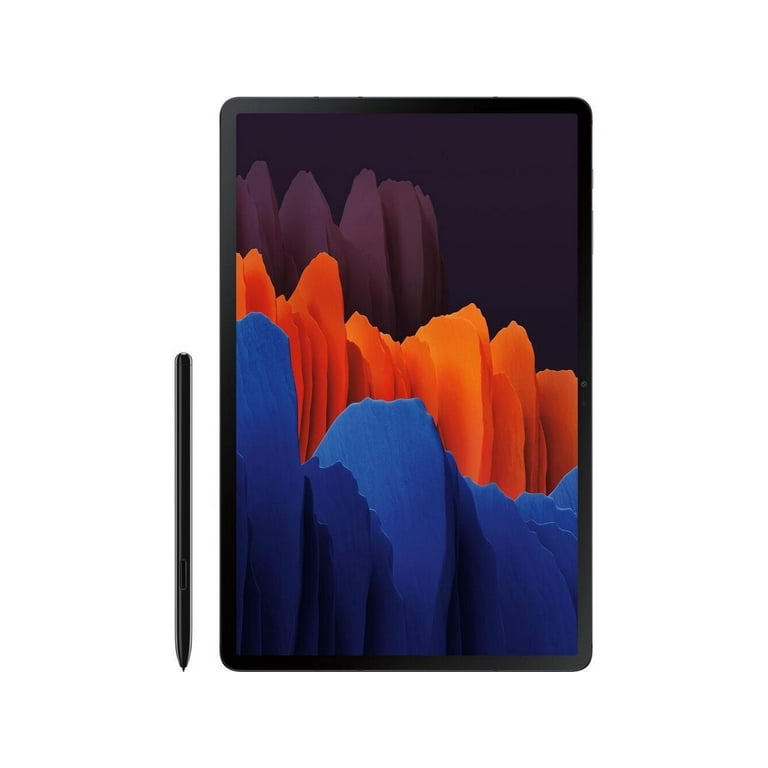  SAMSUNG Galaxy Tab S7+ Plus 12.4” 128GB Android Tablet w/ S  Pen Included, Edge-to-Edge Display, Expandable Storage, Fast Charging USB-C  Port, ‎SM-T970NZKAXAR, Mystic Black : Electronics