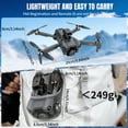 thumbnail image 2 of FPV Drone with Camera 1080P for Adults, 4.3" Screen on Remote Controller, Easy Fly Quadcopter with Obstacle Avoidance, Carrying Case & 2 Batteries, Gifts for Beginners, 2 of 10