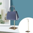 thumbnail image 4 of tredstone Stainless Steel Handbag Display Rack Adjustable Single Gold, 4 of 9