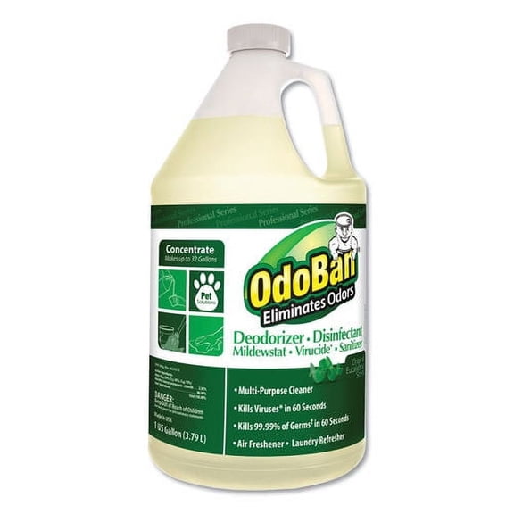 Concentrated Odor Eliminator, Eucalyptus, 1 gal Bottle