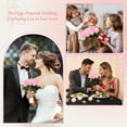 thumbnail image 5 of Morttic 24 Pcs Rose Artificial Flowers with Long Stem Realistic Silk Roses Bulk Real Touch Plastic Bouquet of Roses for Home Bridal Wedding Party Table Centerpieces Decorations (Pink), 5 of 6