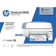 HP DeskJet 2942 Wireless All-in-One Color Inkjet Printer, 3 Months Free Instant Ink, Retro Sky Blue