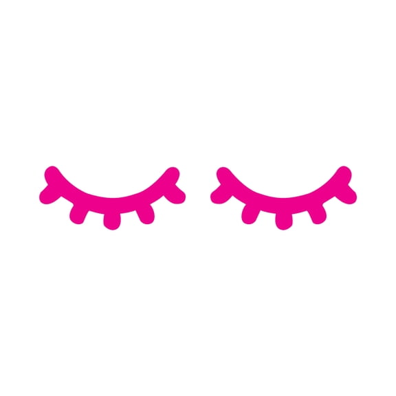 Qholemyo Eyelash Vinyl Art Wall Decals For Walls Bedroom Home Wall Decor Self Adhesive Stickers