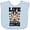 AE-Light Blue, variant on Inktastic Life is Better with a Corgi Boys or Girls Baby Bib