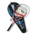 thumbnail image 5 of Graflsoa Lightweight Aluminum Tennis Racket Set with Nylon Strings, Training & Entertainment for Teens & Adults, Includes Ball, Base, Grip, and Carry Bag - Red, 5 of 5